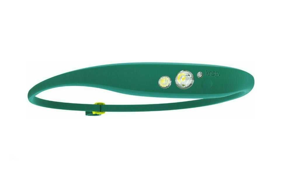 Czołówka lampka Knog Quokka Headlamp zielona USB 80 lumenów biegowa