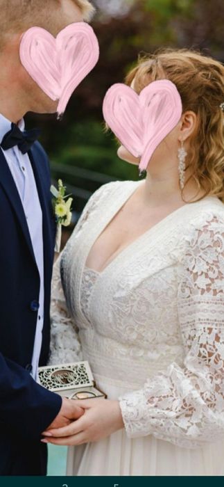 Весільне плаття в стилі бохо 50-54 розмір