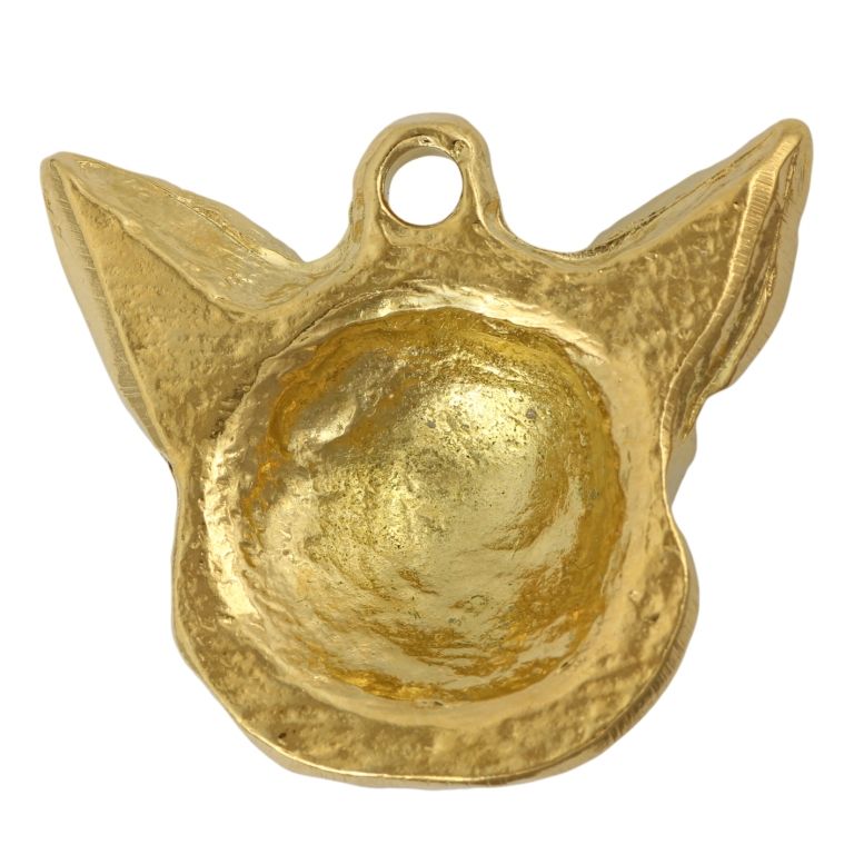 Chihuahua krótkowłosy brelok pozłacany w pudełku Art-Dog