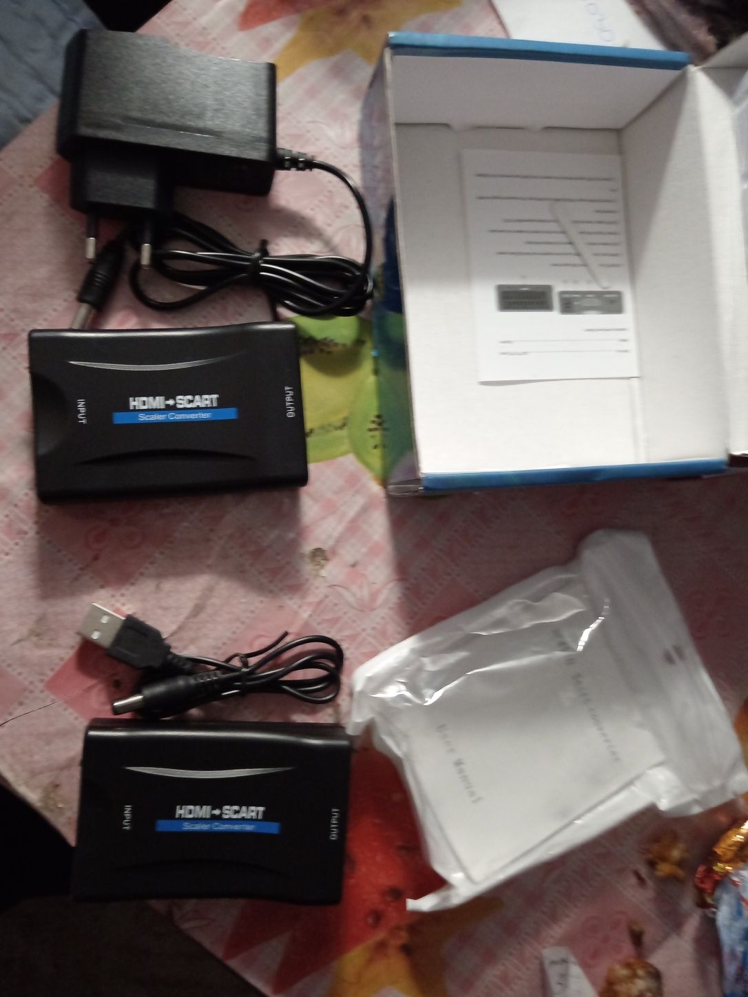 Переходник HDMI на SCART адаптер конвектор видео аудио