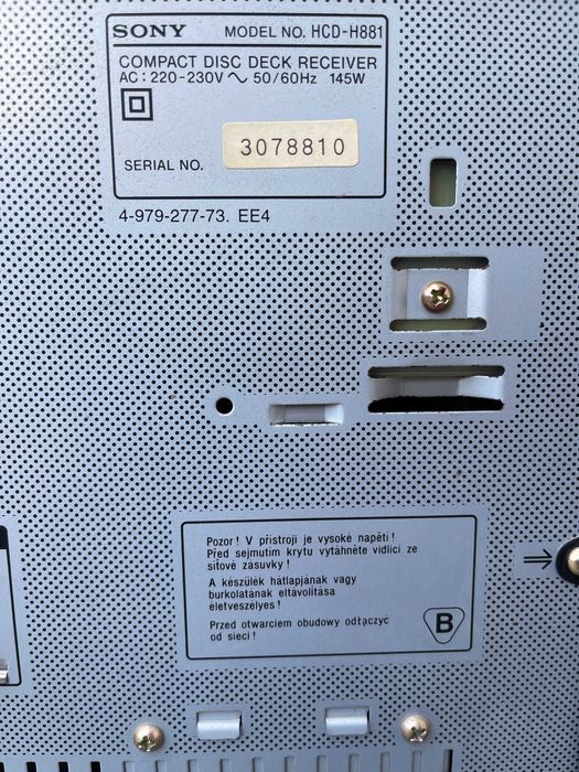 Музичний центр музыкальный центр 150W  SONY HCD-H881