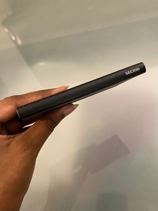 Secrid Cardprotector Portfel Uniseks Aluminiowy, Powder Black