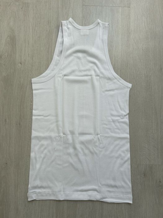 Podkoszulka męska biała bawełniana top M Henderson Basic gładka