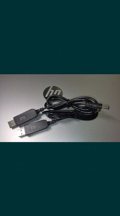 Кабель для роутера от повербанка USB DC 5.5-12в 1 ампер