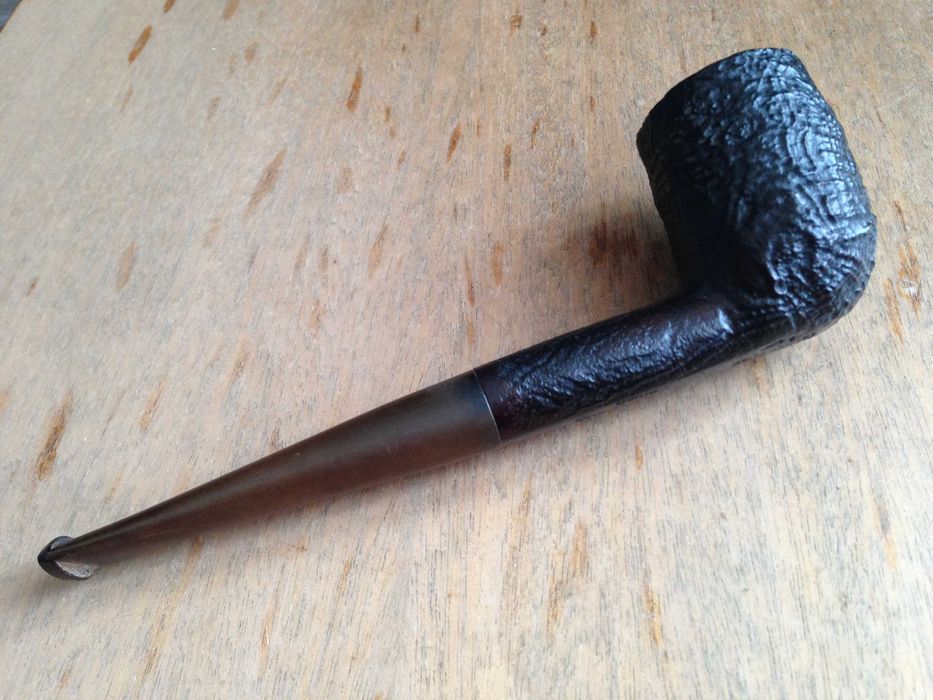 Markowa fajka LINCOLN Sandblasted Briar.