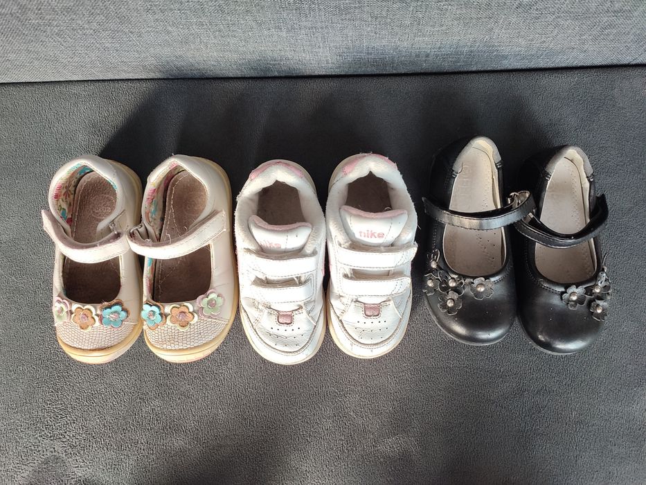 Zestaw 3 pary bucików 23 23,5 24 nike cool club buty