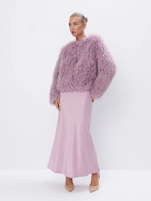 Piękne Fioletowe Futerko Mohito S