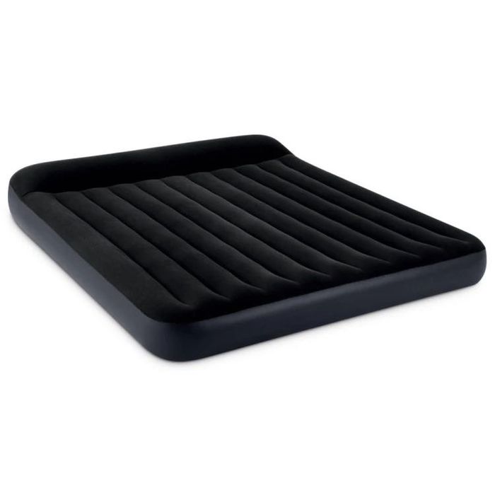 Materac dmuchany Intex 64144 • Dwuosobowy • 203x183x25 • Z zagłówkiem