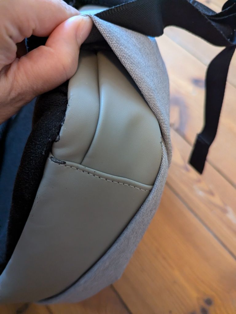 городской рюкзак антивор для ноутбука Meizu Backpack bag light grey