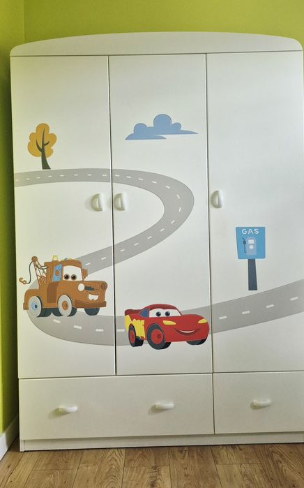 meble dziecięce Meblik Cars gratis biurko z krzesłem z ikea