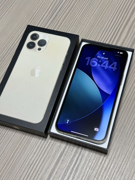 iPhone 13 Pro Max 128GB • Gold • FV/paragon • bateria 79%