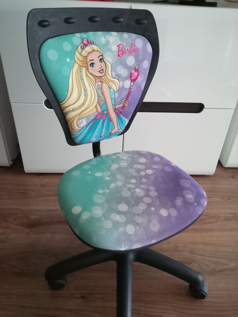 Krzesło obrotowe pneumatyczne barbie
