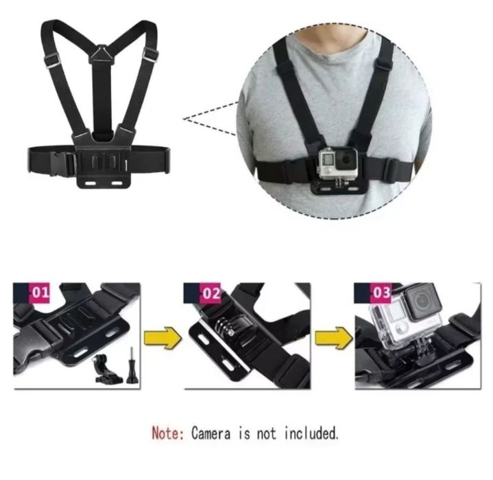 Кріплення для телефону екшн камери на груди крепление грудь экшн