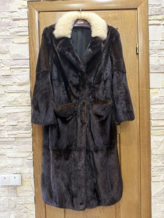 Норковая шуба, длинная р. 46-50