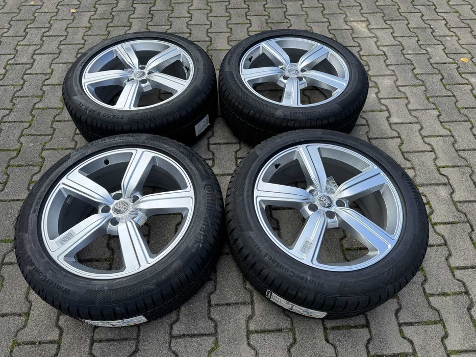 4x Nowe Org koła Zimowe  AUDI Q7 Q8 E-TRON 255/50r20 CONTINENTAL 2024r