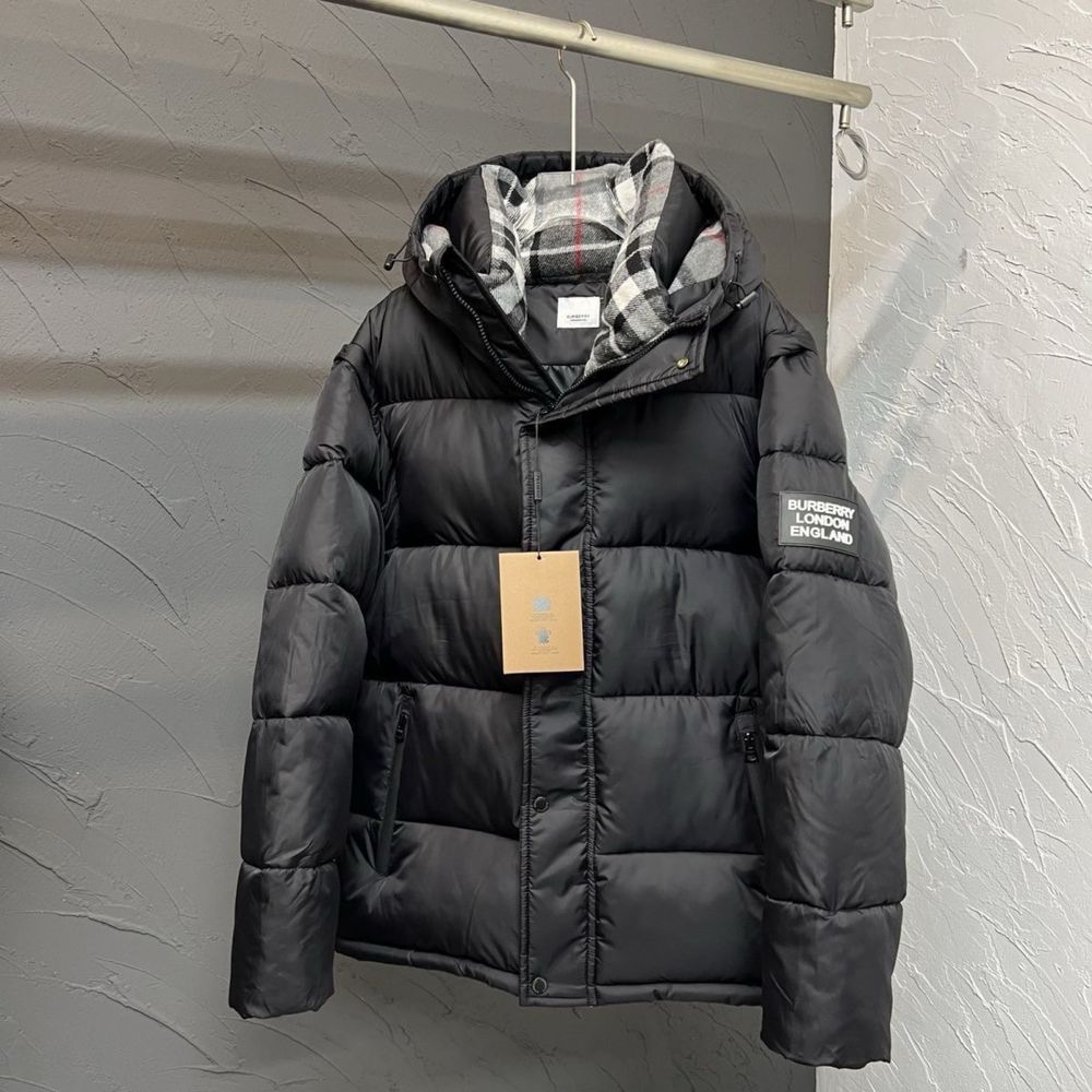Куртка Burberry/ Пуховик Барбері/ Оригінал/ Vetements/ Supreme/ Супрім