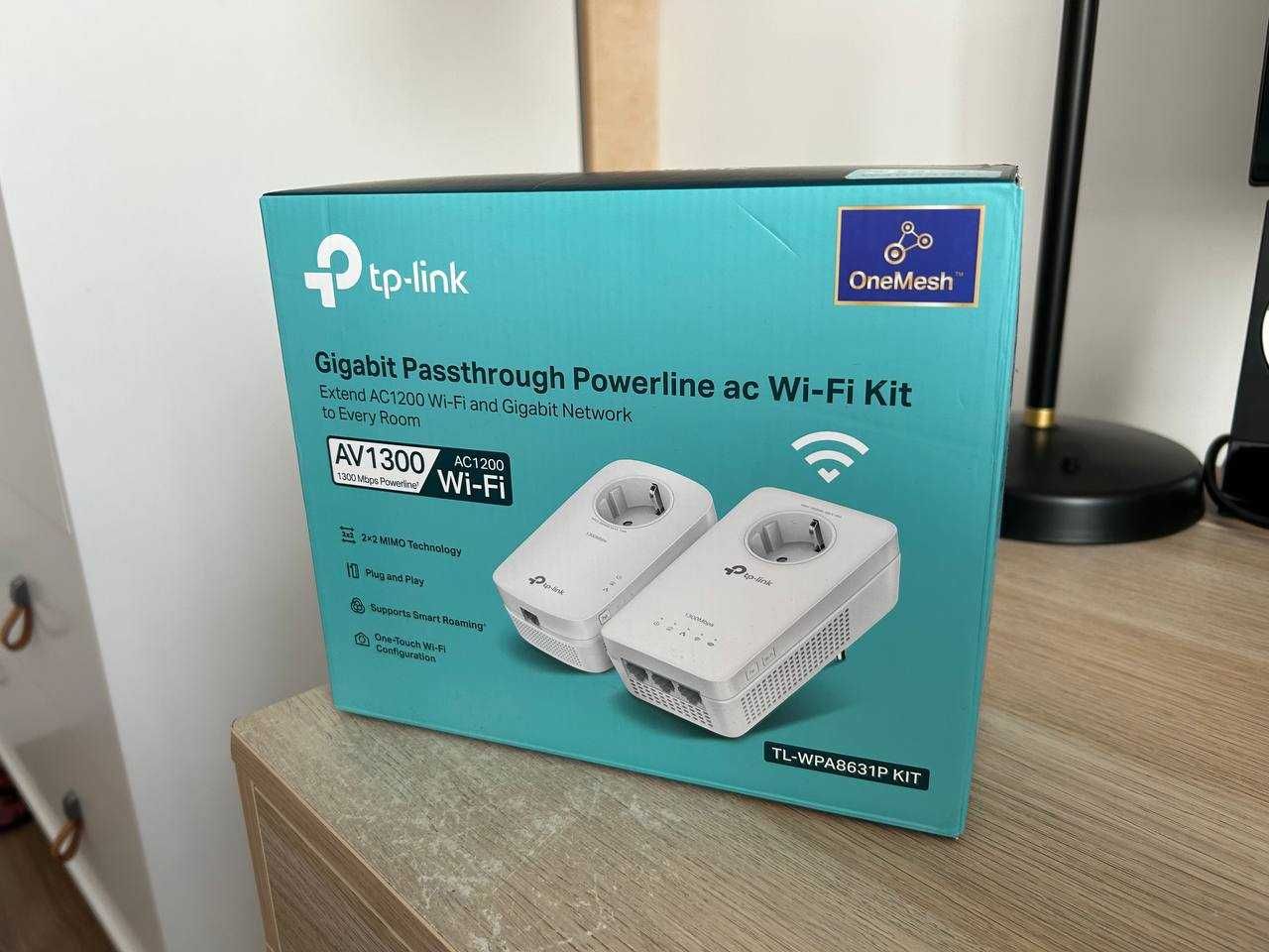 TP-Link TL-WPA8630P KIT PowerLine LAN+WiFi 1300 Mbps adapter