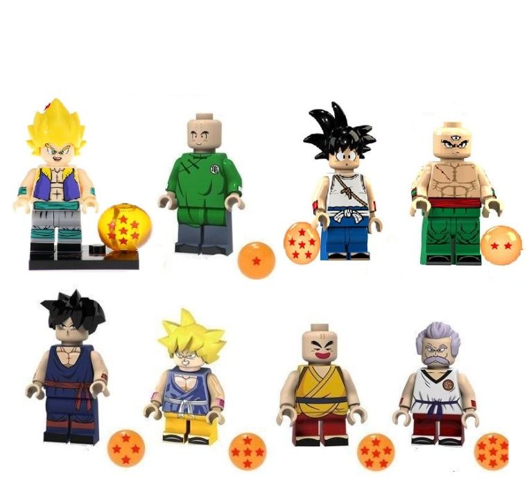 Figura tipo lego Dragon Ball - ver outras fotos figuras diferentes