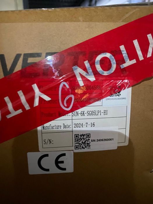 Инвертор Deye SUN-6K-SG05LP1-EU новый в наличии