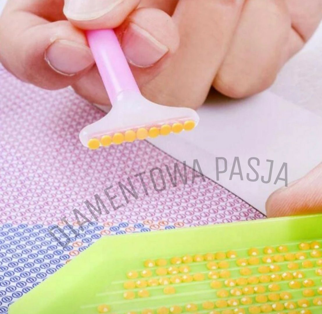 Akcesoria do haftu diamentowego aplikatory rysiki długopisy wosk