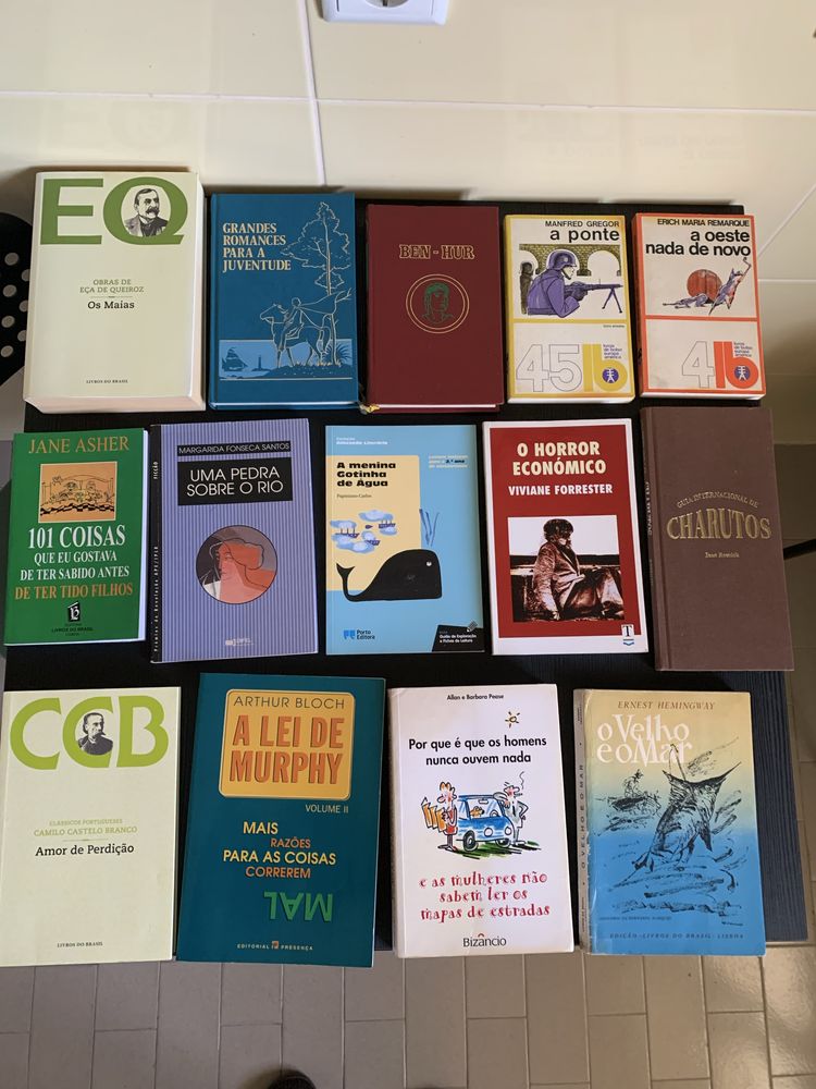 Livros a partir de 1€ confira a lista