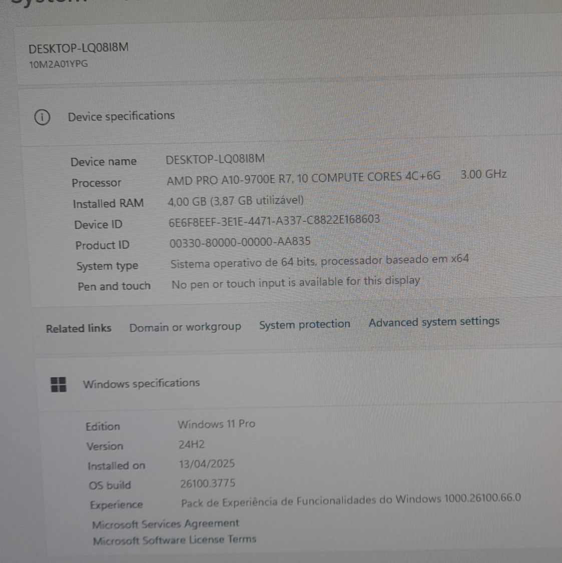 Mini PC Lenovo Win 11
