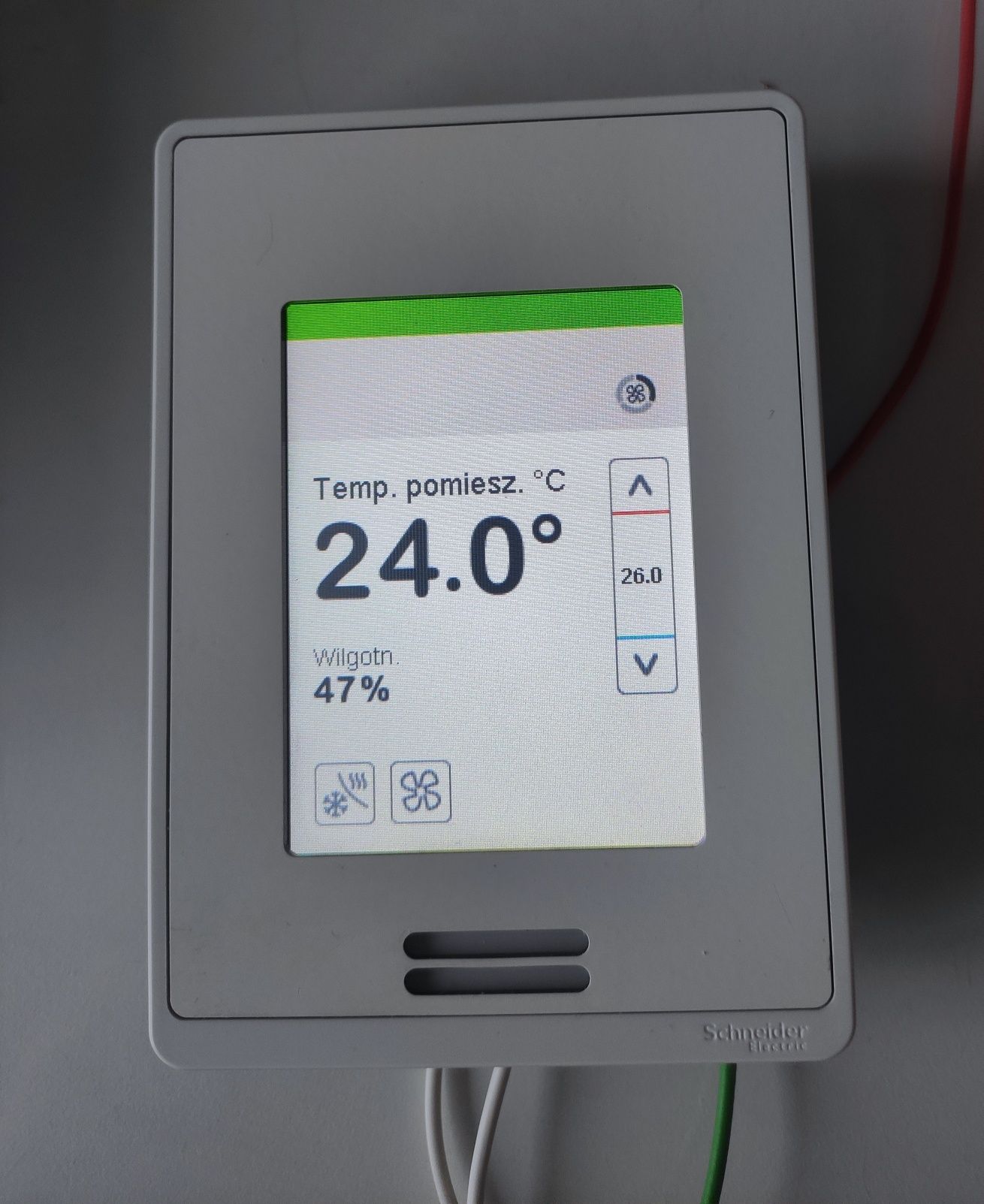 Schneider SE8350, regulator, ekran dotykowy, BACnet/Modbus