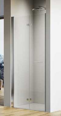 Drzwi prysznicowe, wnękowe, składane SanSwiss SOLF1G 120x200