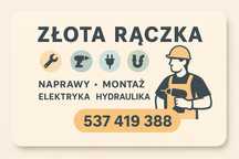 Złota Rączka *537_419 _388* Naprawy, montaże, elektryka, hydraulika.