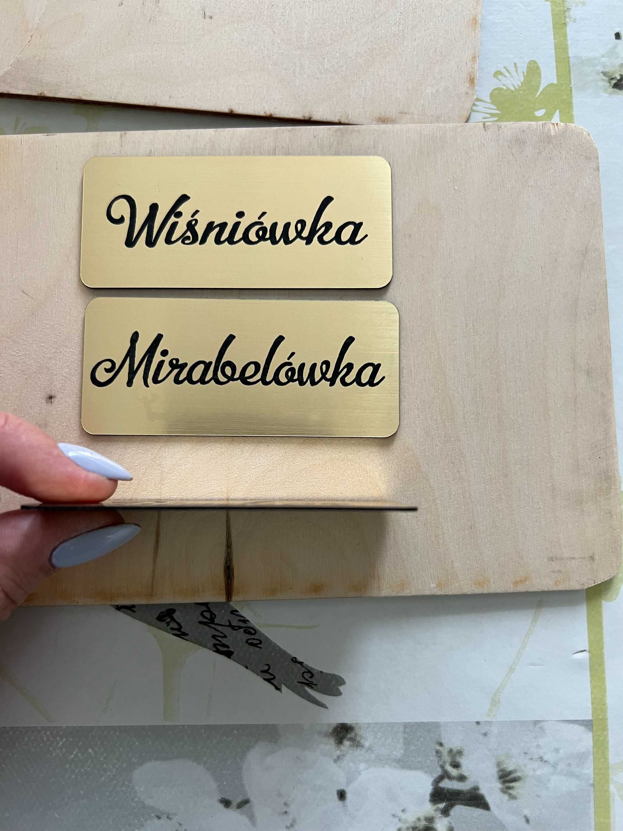 Tabliczki na nalewki