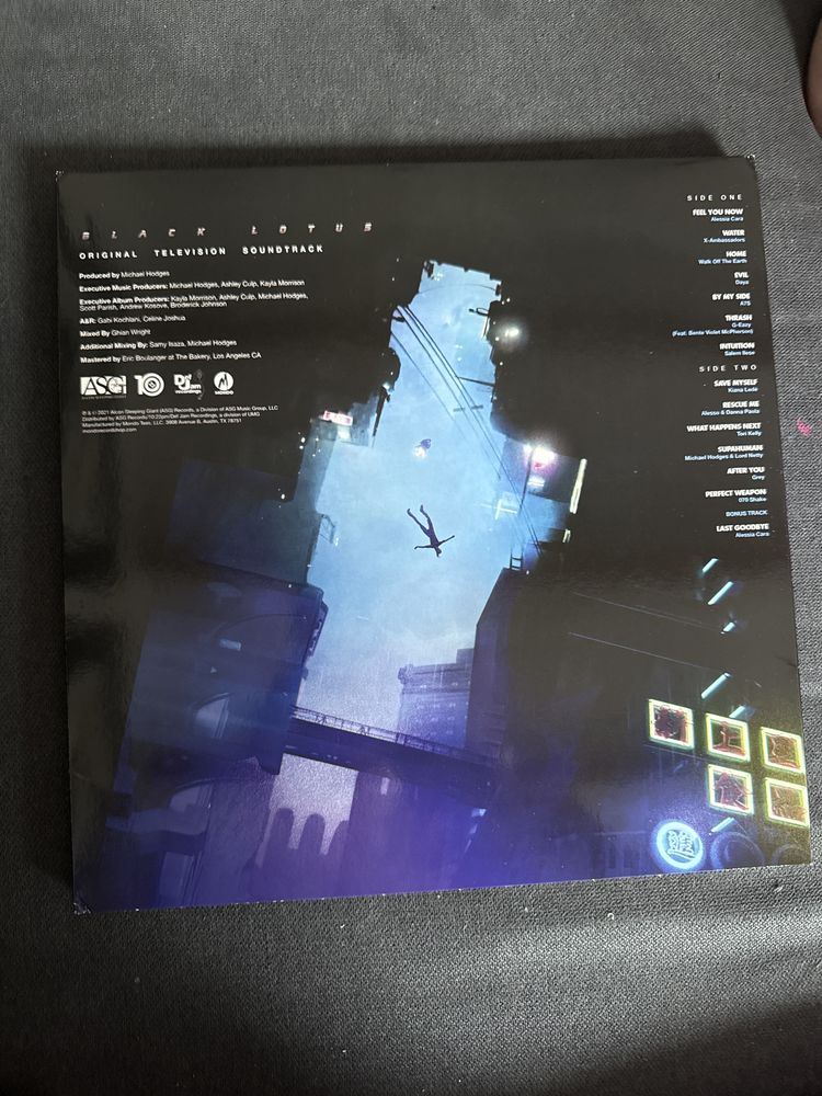 Blade runner black lotus lp winyl mondo