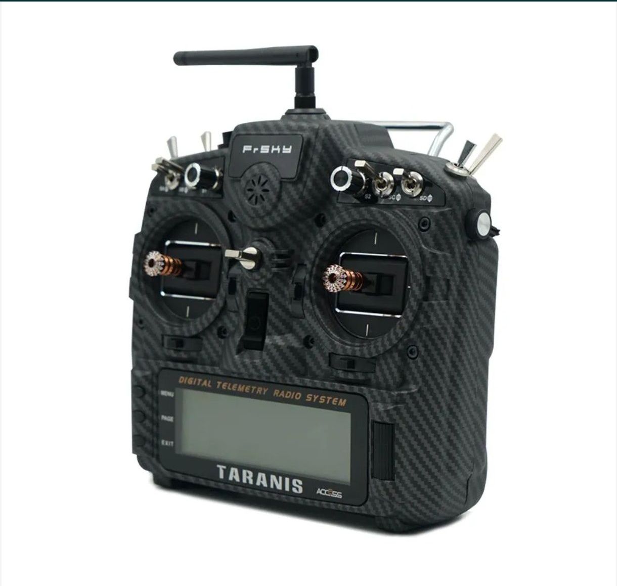 Пульт керування FrSky Taranis X9D Plus SE на Холлах (карбон)