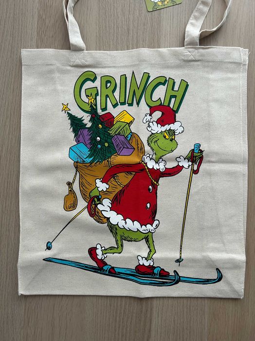 NOWA świąteczna bawełniana torba GRINCH