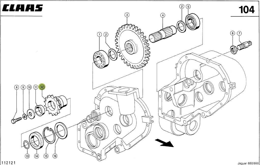 CLAAS JAGUAR 820-880 зірочка приводу гладкого вальця 0009840601