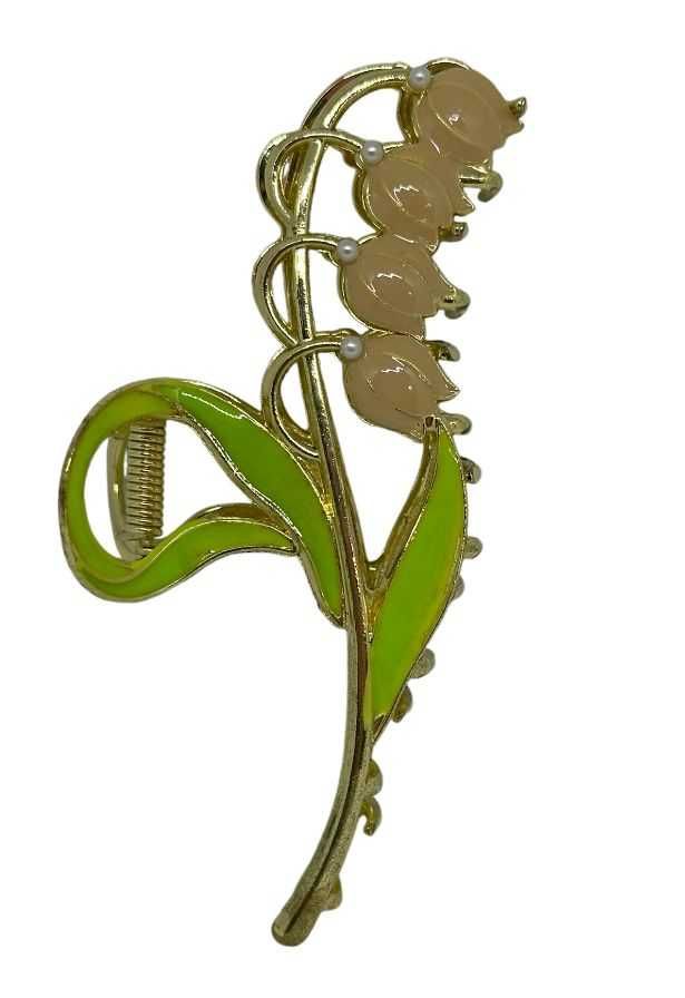 Śliczna Spinka/Klamrka/Klips do upinania włosów Kwiat 11cm kod 2212
