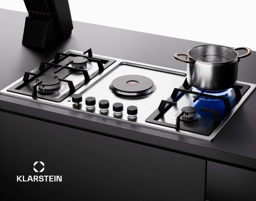 Варочная поверхность! плита газовая и электро Klarstein MultiChef 5!