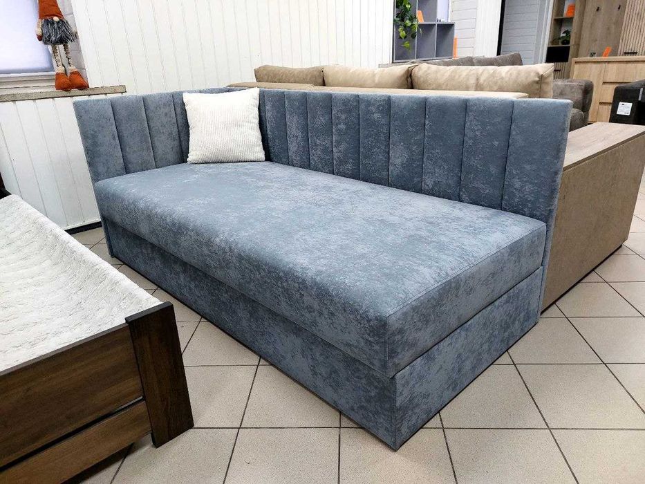 Кутове ліжко з ортопедичним матрацом 90*200 в наявності