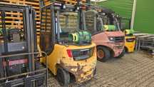 Jungheinrich TFG 435s wózek widłowy LPG 3.5T kabina przesuw Sprowadzon