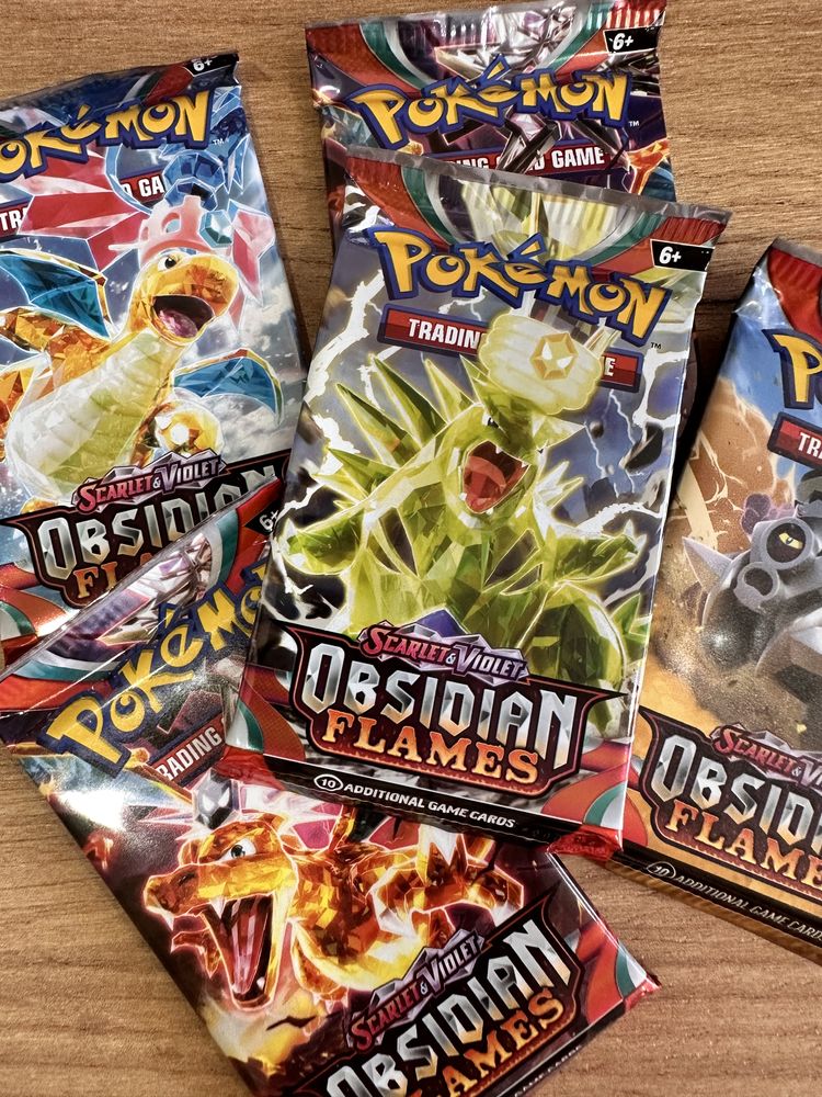 Pokemon TCG: Obsidian Flames boosters (картки покемон)