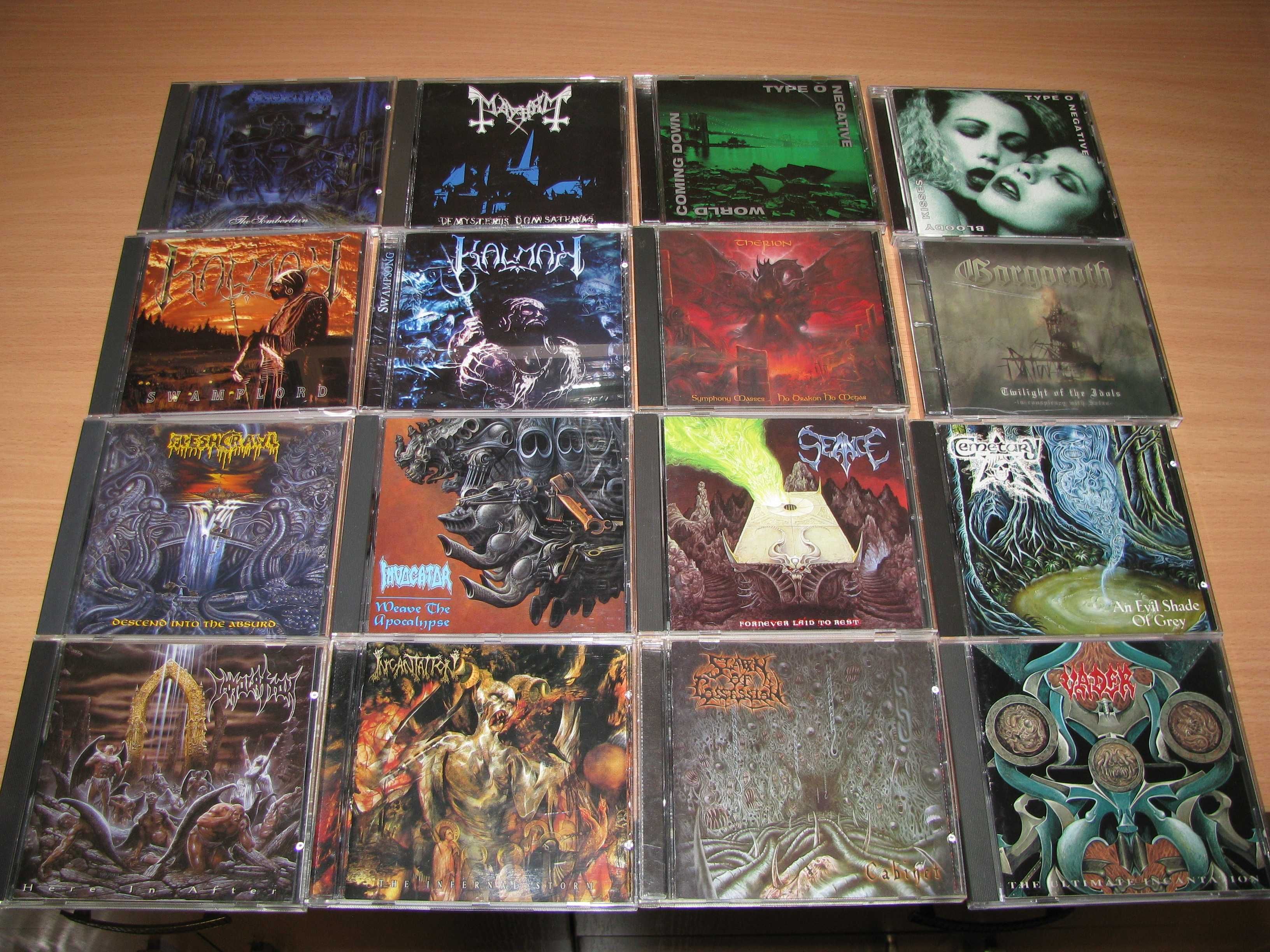 CD Six Feet Under, Vader, Autopsy, Marduk, Dissection, Emperor, Burzum