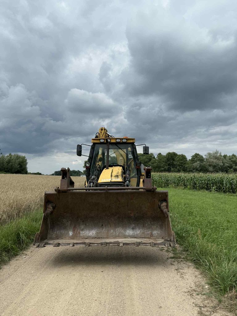 Koparko ładowarka cat 428c