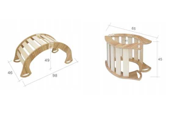 Bujak C Drewno Montessori M Granatowa Podusia