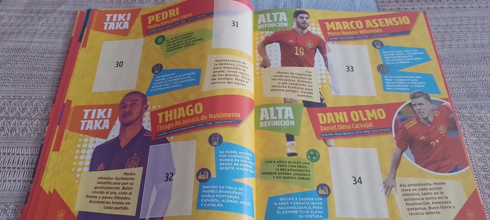 Caderneta Idolos de la Roja