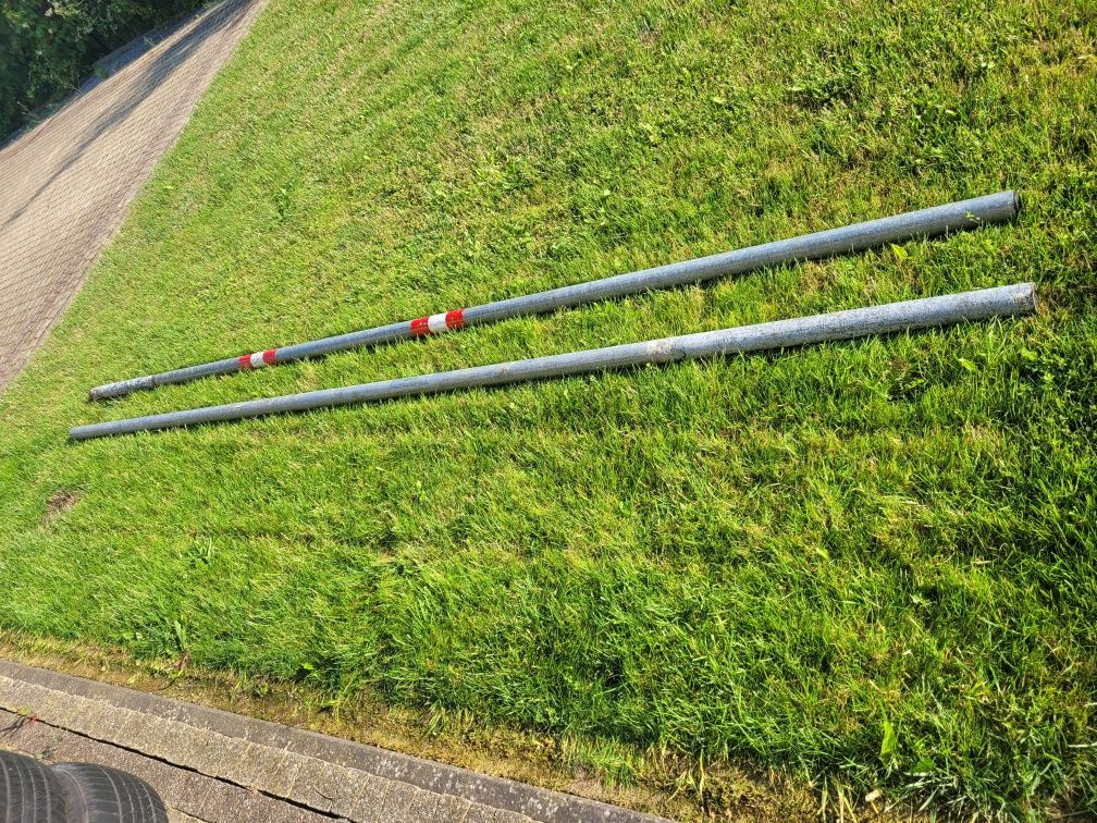 Rura rury Rurka grubościęnna rura grubościęnna ocynkowana	fi 60 słupki