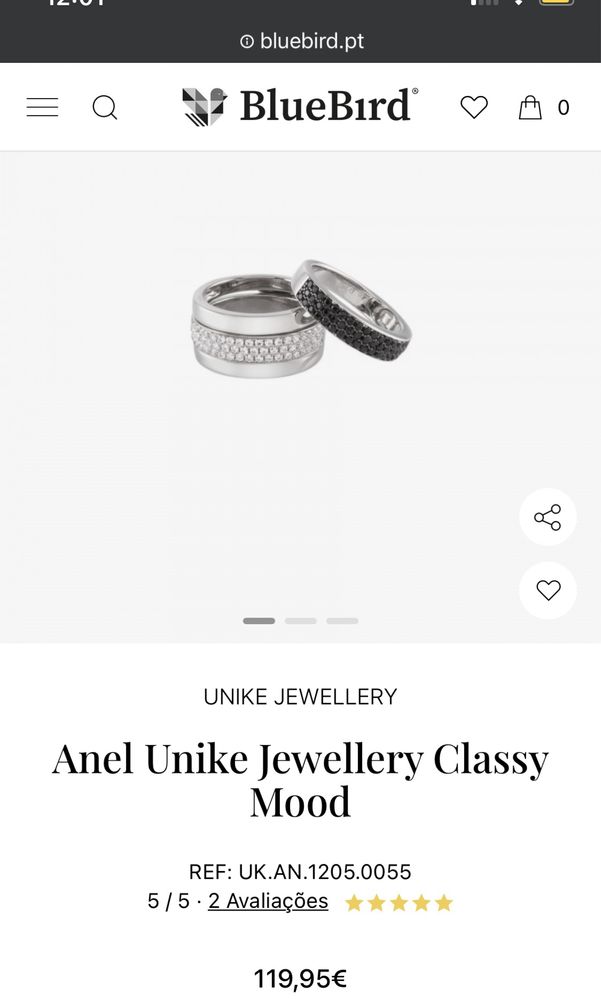 Conjunto de anéis Unike