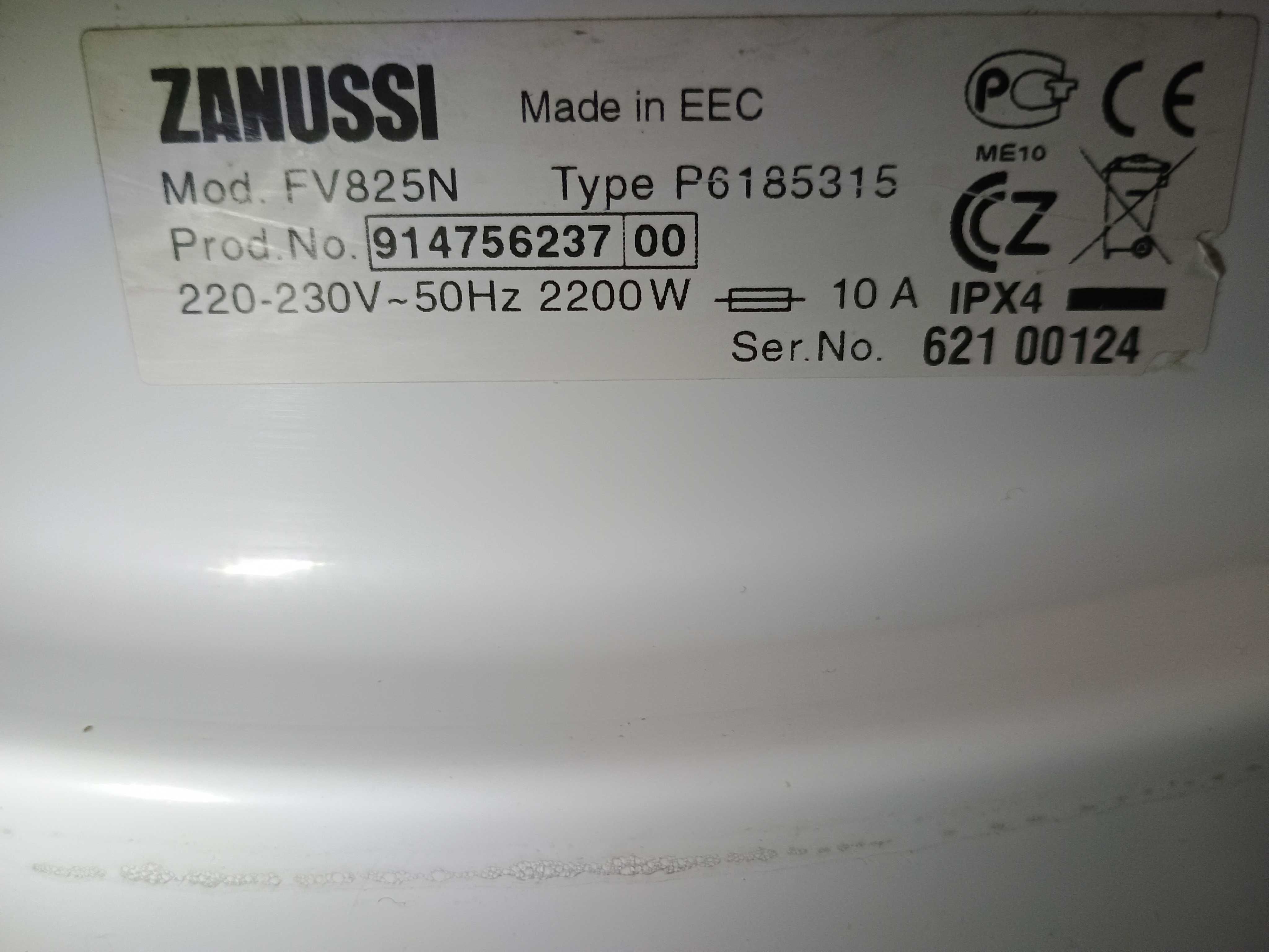 Zanussi FV 825N в рабочем состоянии