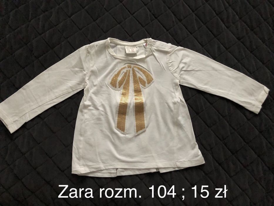 Bluzeczki bluzka Zara rozm. 104