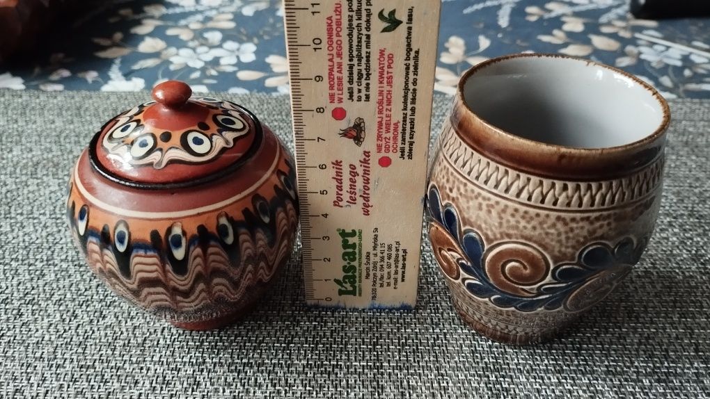 Ceramiczne pojemniki PRL