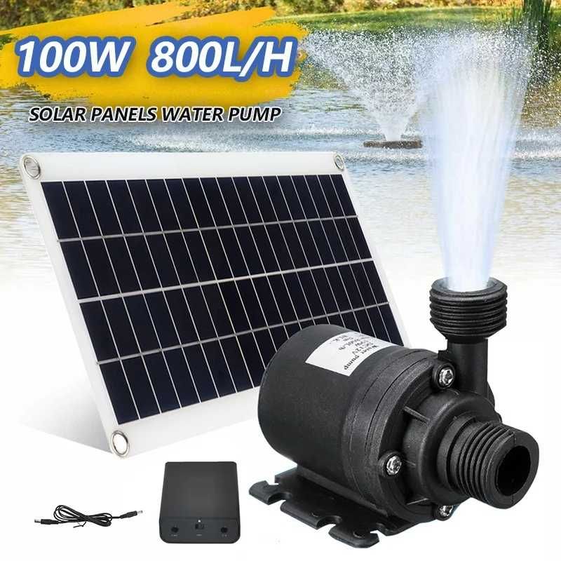 Bomba de água submersível painel solar 100w. E bateria