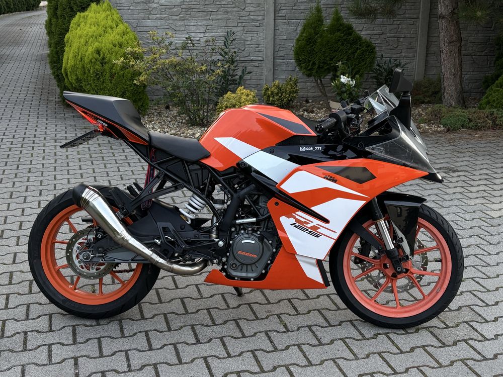 KTM RC125 | Bardzo Zadbany | 2017 | 19 tyś km